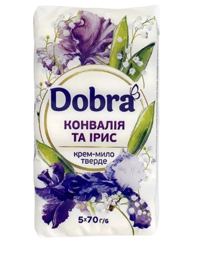 Крем-мило туалетне тверде Конвалія і ірис 350г
